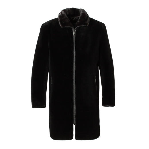 MARCO AZZALI 黑色皮毛一体 L5360200 商品图0