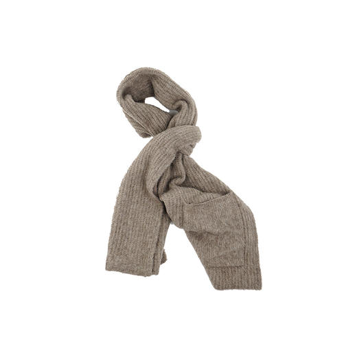 山也 郝 牦牛绒刷毛围巾 商品图1