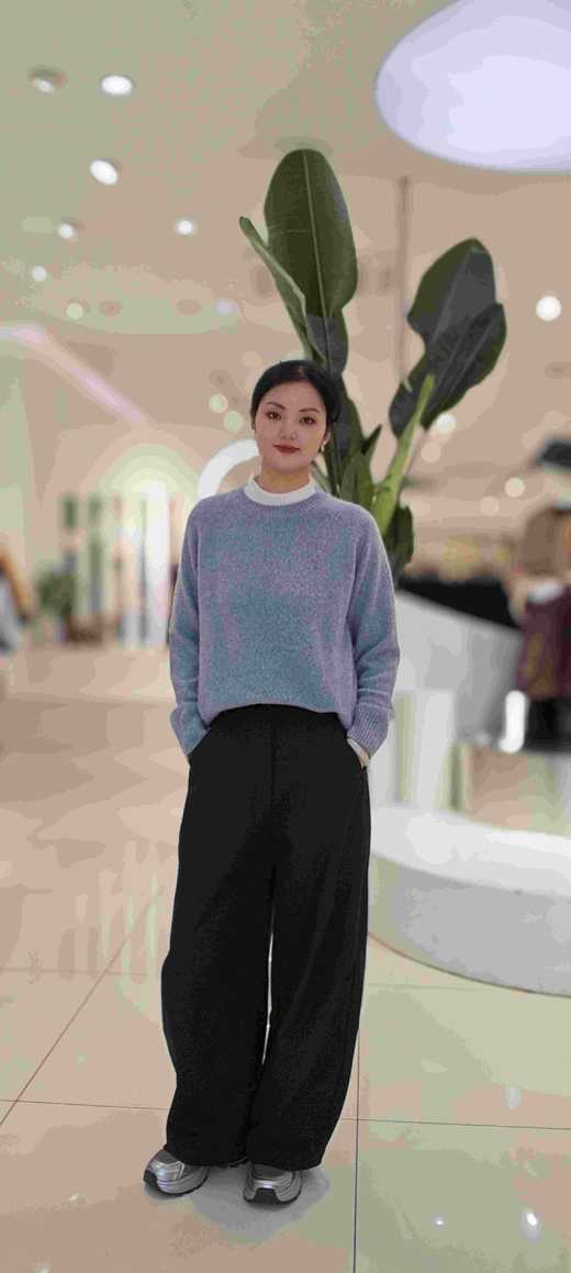 585511圆领羊绒衫 商品图1