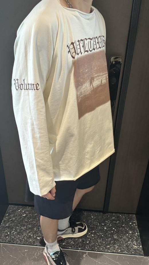 宽松版型情侣款长袖T（波哥穿S码） 商品图7