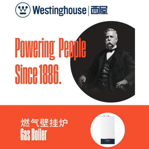 【四川】【定制产品，咨询后下单】「南虹舒适家」美国西屋燃气壁挂炉天然气家用明装暖气片锅炉装修采暖热水两用 商品图0