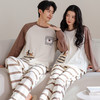 希燕茵卡通情侣睡衣秋季圆领套头长袖长裤家居服宽松休闲男女可外穿家居XY0020★ 商品缩略图3
