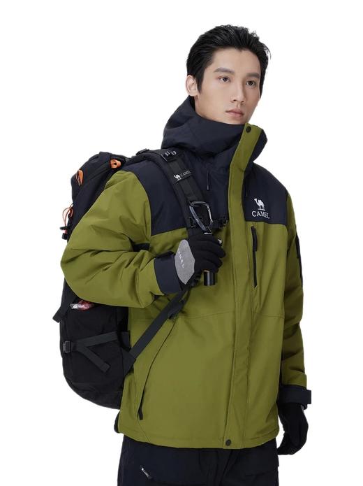 骆驼 329.9元 男款夹棉冲锋衣 (线上线下同时在售不保证有货，活动款不退不换介意勿拍) 634772-GJ 商品图0