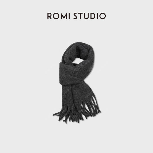 ROMI STUDIO“温柔已至”羊驼羊毛混纺柔软肤感流苏围巾RWCWP07025 商品图1