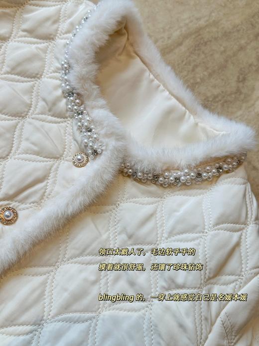 【演员宣璐】kora*同款小香风菱格棉服短外套 商品图10