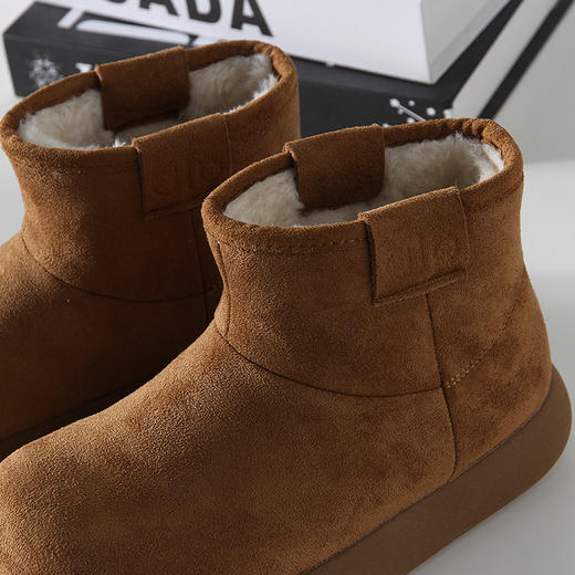 D111112冬季新款雪地鞋时尚丑萌大头加绒加厚保暖短筒靴女 商品图11