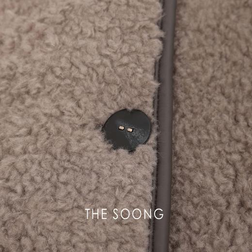 THESOONG"澳洲进口全绵羊毛"超暖细腻高支立领皮毛一体HWDY8197 商品图2