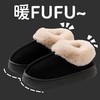 【御寒保暖❗️包跟棉鞋】双重御寒蓬松柔软，鞋面厚毛绒，亲肤细腻有质感，双倍锁温,硬核防寒，2026新款保暖室内家居防滑保暖毛绒情侣棉鞋女QQ 商品缩略图6