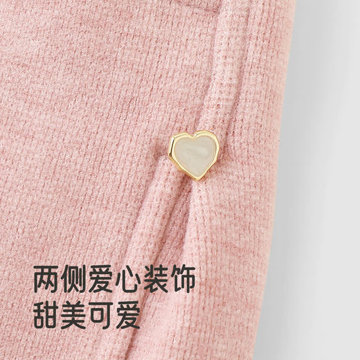 英氏儿童长裤女童秋冬外裤甜美可爱百搭休闲舒适时尚多彩针织 商品图4