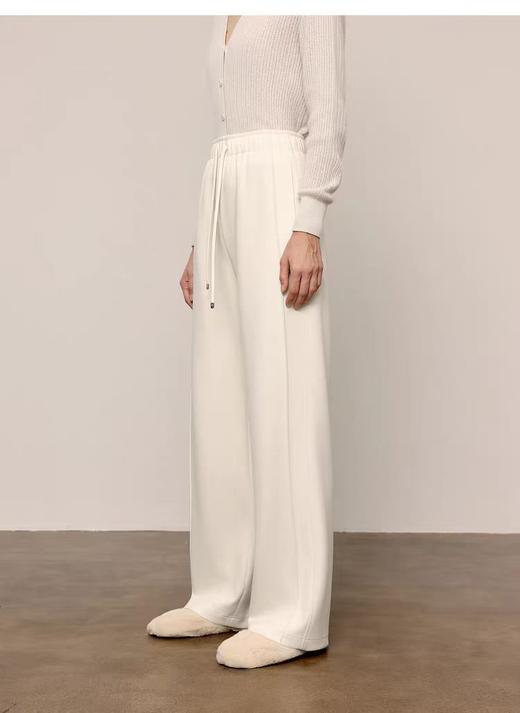 D111127软软云朵裤直筒针织羊毛休闲裤25秋冬新款女款长裤 商品图7