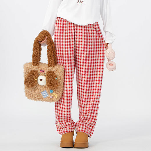 宅家彩虹格家居裤女纪念日百货门店同款164743071 商品图4