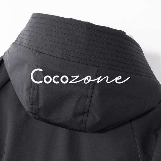 COCO ZONE 刘一一 “小蛮腰”90鹅绒连帽多口袋鹅绒服 CD2A2891 商品图4
