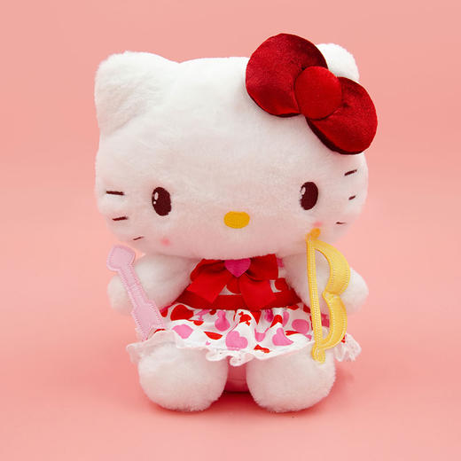 正版授权三丽欧22CM丘比特可爱KT猫公仔生日礼物-纪念日百货门店同款167793372 商品图4