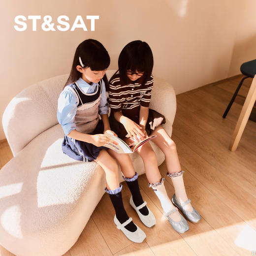 【童鞋】星期六时尚软底舒适女童运动玛丽珍SSD3191U2C 商品图4