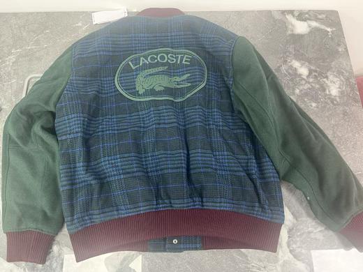 瑕疵Lacoste/法国鳄鱼 男秋冬羊毛混纺棒球领夹棉长袖夹克外套BH0373 商品图1