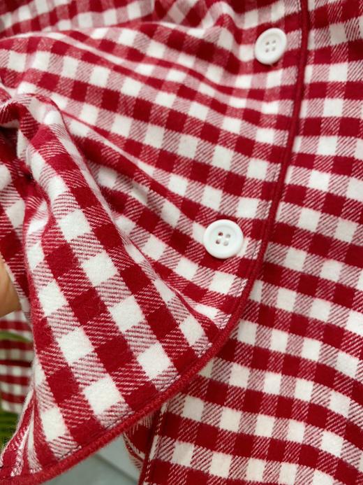 松植屋《企鹅》全棉磨毛女款长袖套装秋冬加厚绒布长袖睡衣家居服 商品图5