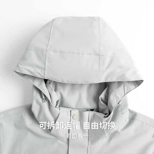 【三合一可拆卸&抗静电】圣得西2025秋季男女同款防水保暖冲锋衣 商品图6