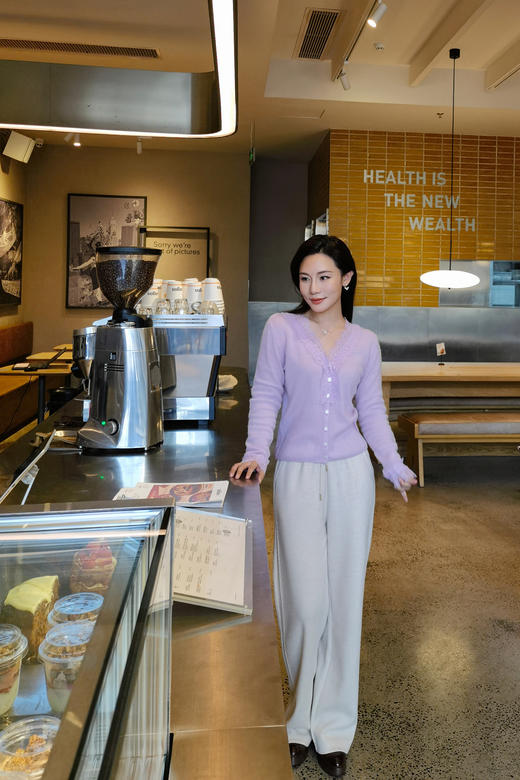 逸红颜明月优选 怒夸一百次『舒芙蕾』定制细腻绒直筒裤, 轻盈柔软3倍保暖 显瘦显高 商品图14