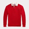 Ralph Laure*n拉夫劳*伦 100%羊毛🦙粗绞花polo领毛衣 商品缩略图0