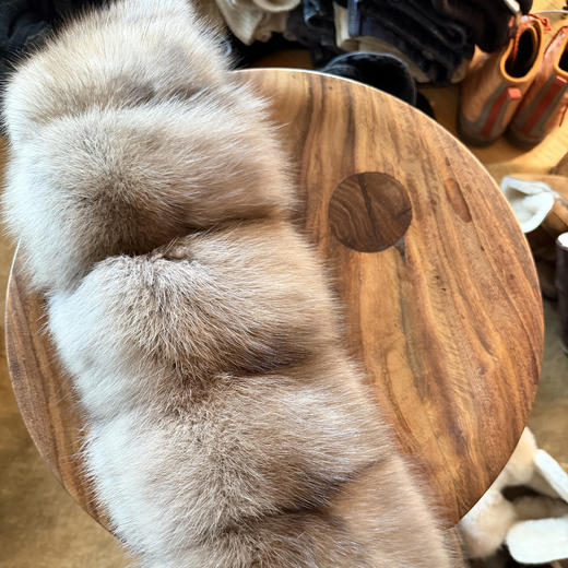 ROMI STUDIO“俄罗斯紫丨貂”奢贵原貂色高级围巾围脖 RWCWPG6915 商品图0