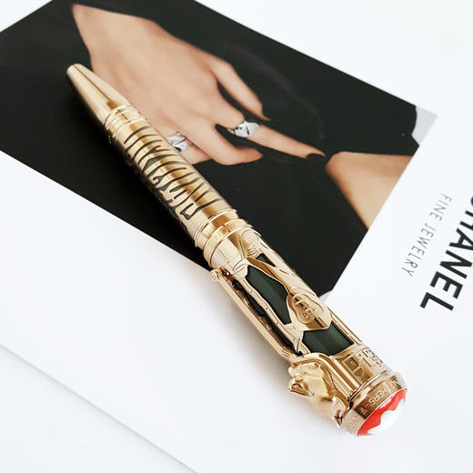 【全新】Montblanc万宝龙大文豪系列丛林之书吉卜林1895钢笔中性款041125TJ04 商品图2