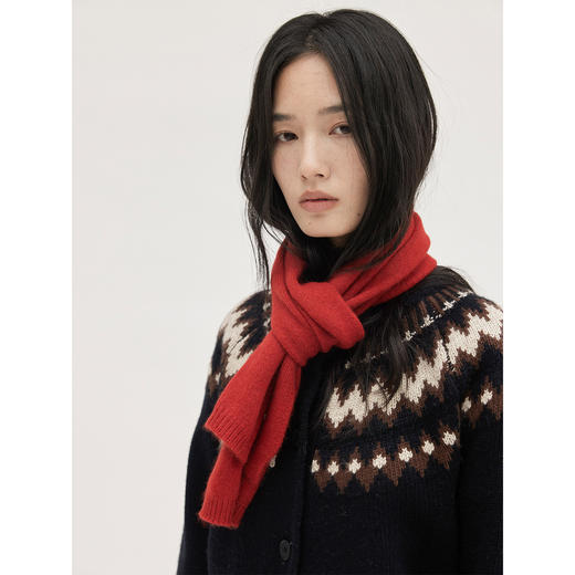 HeyDress费尔岛复古宽松羊毛开衫 商品图1