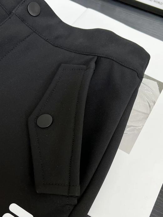 D111115潮牌梭织长裤女2025冬季加绒新款宽松工装裤降落伞裤 商品图6