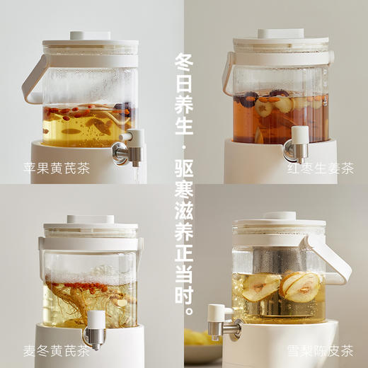 【行业首创】olayks立时璃泉全玻璃养生壶新款煮茶器烧水壶花茶桶 商品图4