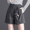 羊毛裤小马挂件短裤，厚款松紧高腰羊毛靴裤A字裤MYX-ZL-7111-Y 商品缩略图3