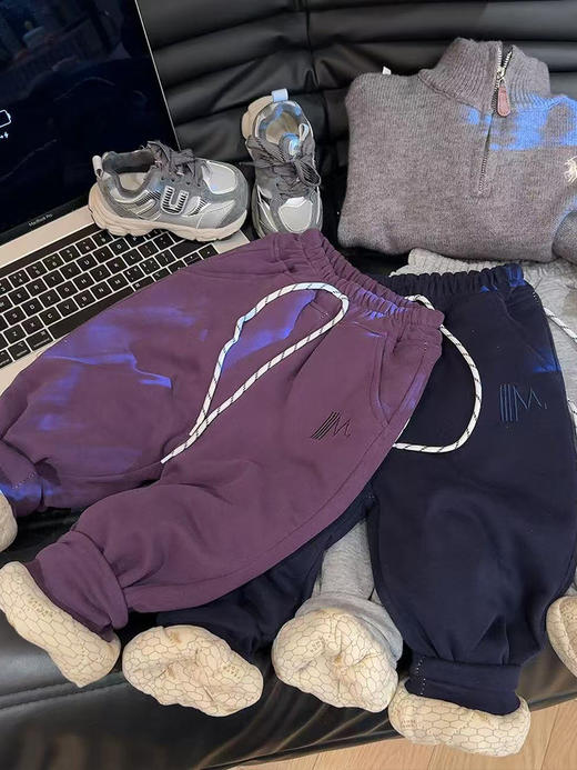 【儿童秋冬加厚抗寒棉裤】宽松加绒休闲裤子宝宝四层夹棉运动裤 商品图4