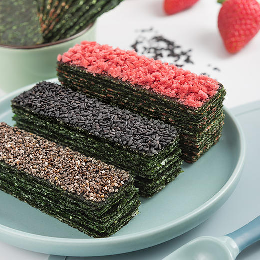 【任选专区】【36月+】海苔夹心脆黑芝麻味40g/X1袋 商品图3