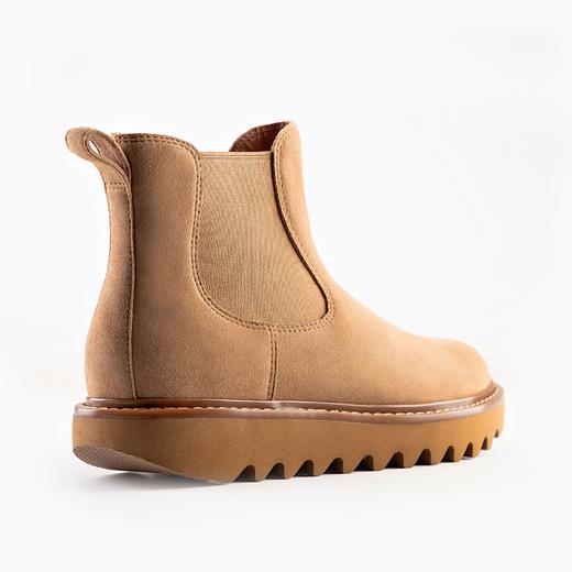 ³ 【男姐同款切尔西女款单鞋】高丝光牛皮反绒皮 约3cm跟高 SS-NEVE-500-1 XN03-CRMM-BA 商品图2