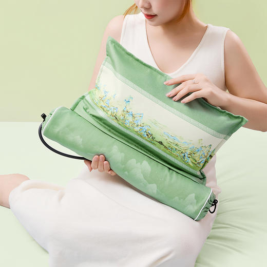 【故宫家居】千里江山艾草热敷枕博物馆文创养生实用生日礼物送妈妈 商品图1