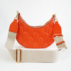 【98新】Gucci古驰739709橘色全皮压纹Matelasse月牙包腋下包单肩包女士031125TJ57 商品缩略图4