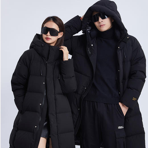 卉遇黑钻3.0鹅绒情侣款羽绒服-长款/短款【LA】 商品图0