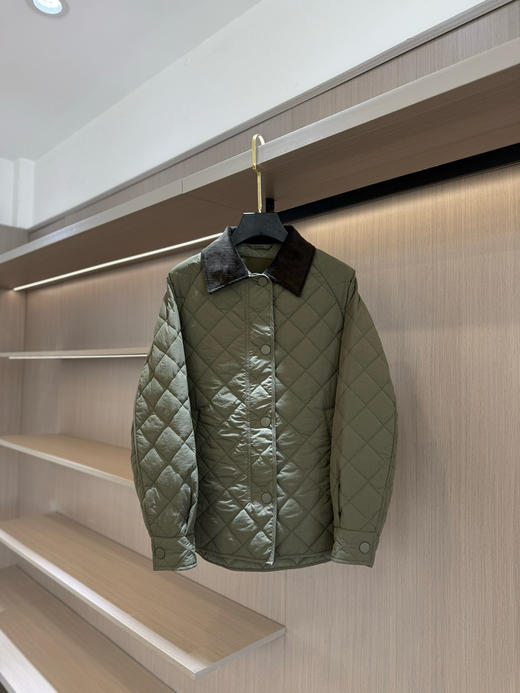 【秒杀价已调 直接拍】Max M*RA 菱形格 巴恩风 灯芯绒领 保暖棉服 商品图12