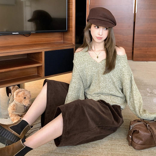 伊泺杉灯芯绒时髦八分裤 | 100%棉灯芯绒，时髦精宝藏裤，复古配色轻松拿捏氛围感【3-5天发货】 商品图5