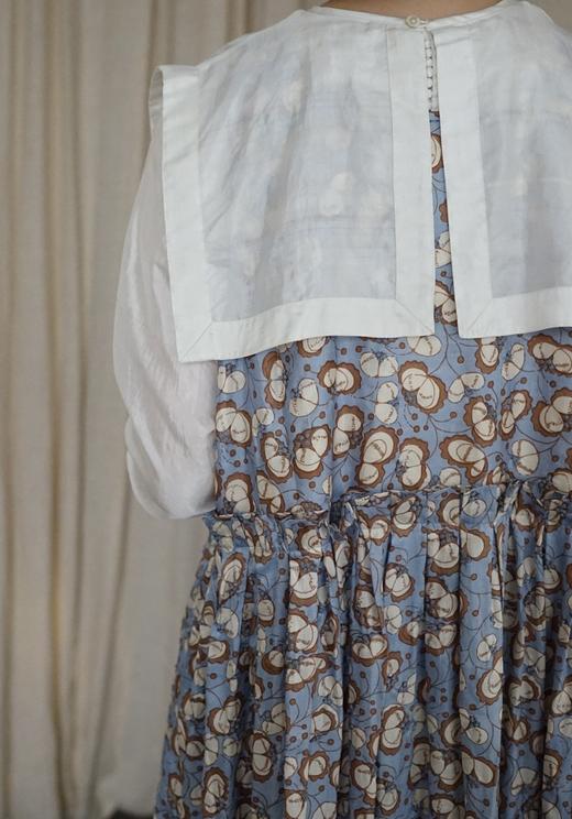 Bunon丝质刺绣碎花连衣裙 商品图4