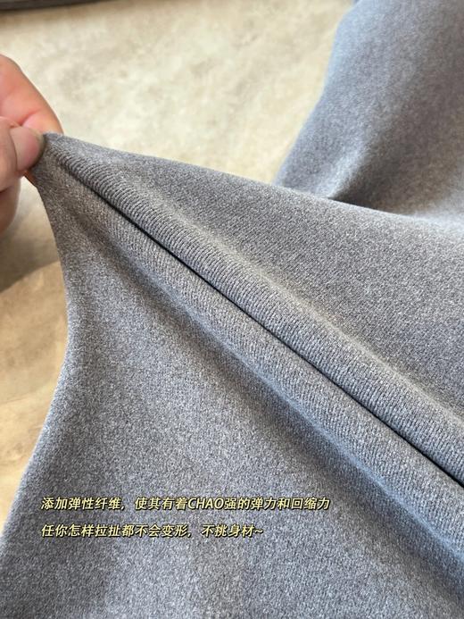 慕斯绒半高领长袖保暖打底衫 商品图12