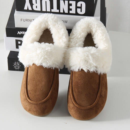 D111111复古勃肯鞋女秋冬2025休闲百搭加绒包头穆勒鞋棉鞋 商品图8