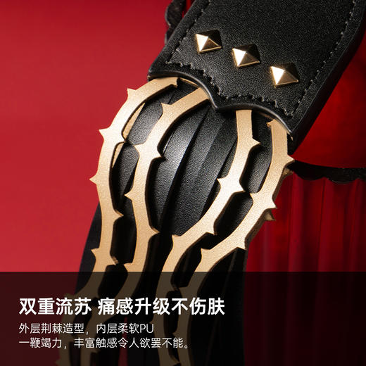 纵锦浪里荆棘散鞭sp道具马鞭情侣玩具成人情趣用品鞭子 商品图4