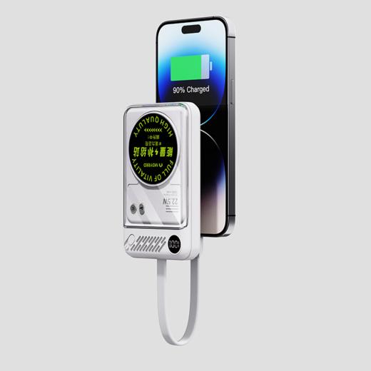 魔元（MOYEEO）PK005  磁吸无线充移动电源-10000mAh 商品图1