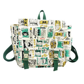 HUJI祤集Carton小盒子双肩包插画趣味系列