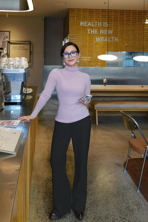 逸红颜明月优选 怒夸一百次『舒芙蕾』定制细腻绒直筒裤, 轻盈柔软3倍保暖 显瘦显高 商品图2