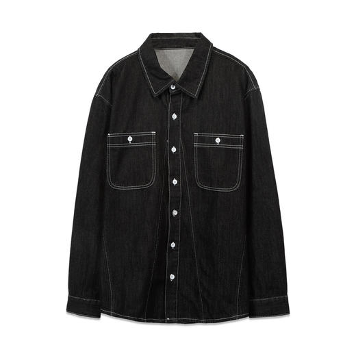 经典工装口袋分割牛仔外套-纪念日百货门店同款166296294 商品图4