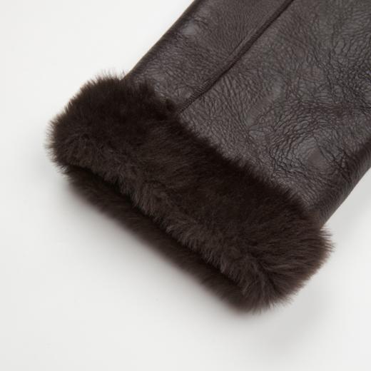 ROMI STUDIO“美国进口小绵羊皮”皮毛一体翻领皮草外套 RWCWW86990 商品图4