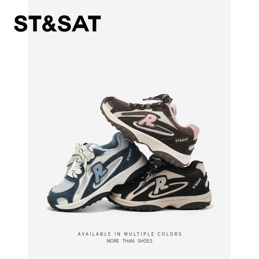 【童鞋】星期六加绒潮酷撞色男女童跑步鞋SSD4192L53 商品图7