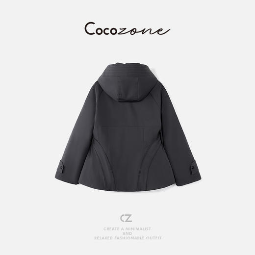 COCO ZONE 刘一一 “小蛮腰”90鹅绒连帽多口袋鹅绒服 CD2A2891 商品图1