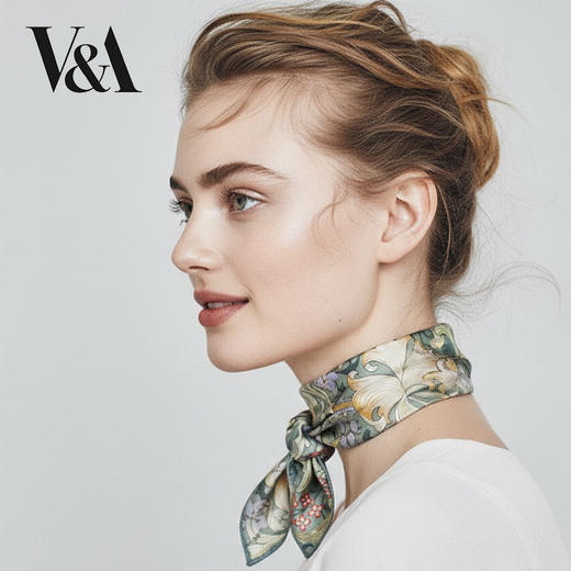 V&A博物馆 威廉莫里斯系列 水果或石榴-秋实星璨丝巾 工艺美术大师系列 金色百合-金瑾华章丝巾 商品图0