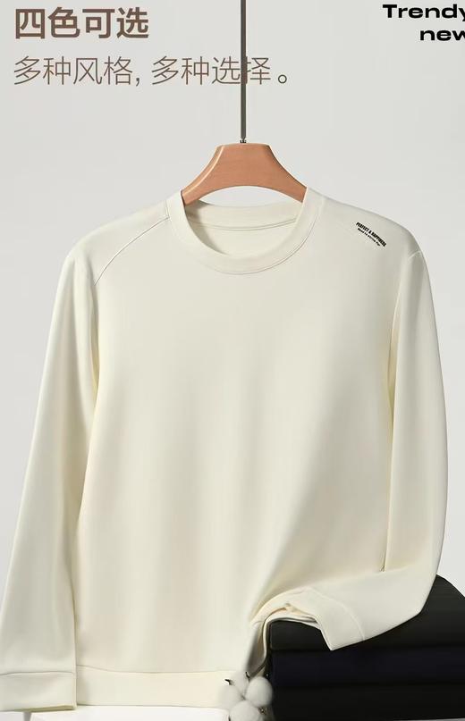 LS竹纤维男士时尚竹棉圆领卫衣2572 商品图2